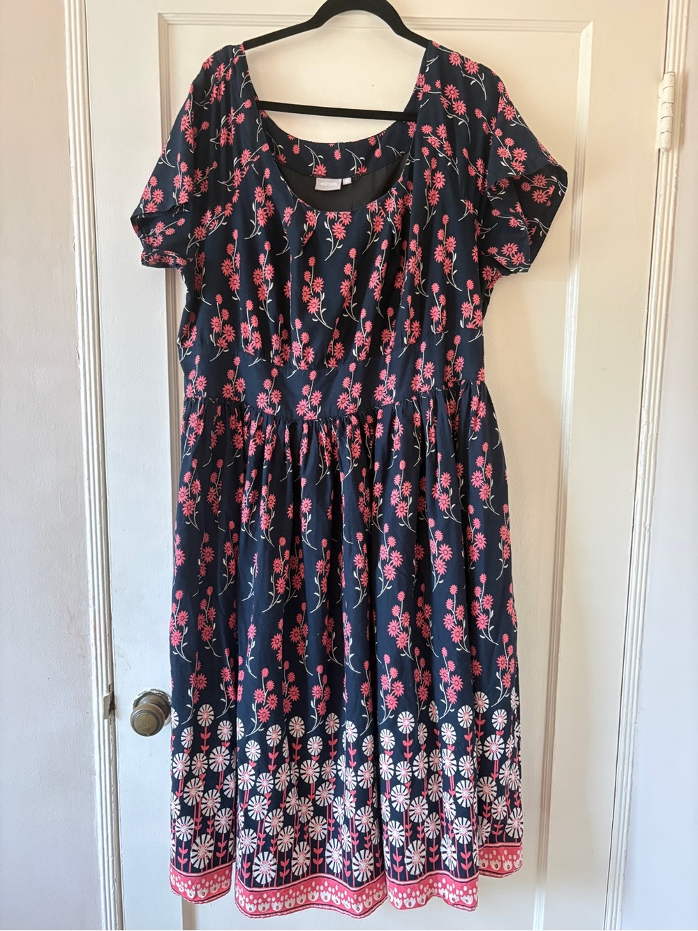 EShakti 3X 24 Border Print Dress Excellent Condition